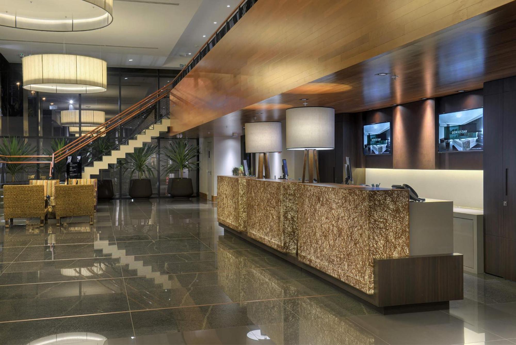 Deville Prime Campo Grande Campo Grande  Bagian luar foto The lobby of the hotel